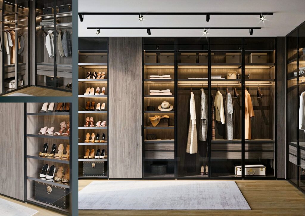 high end walk in wardrobes in london