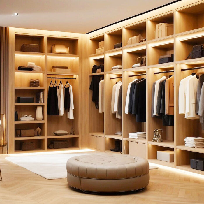 Planning wardrobe storage