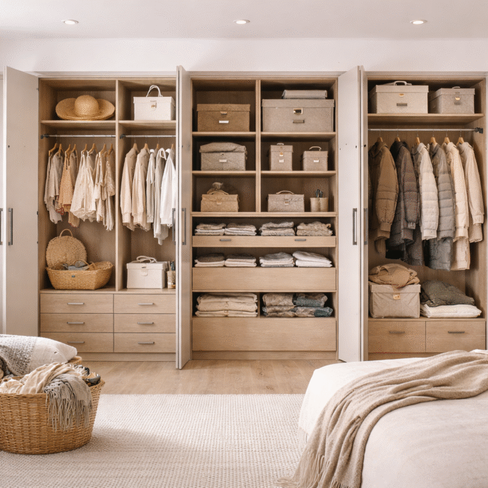 Fitted Wardrobes Simplify Seasonal Storage and Reduce Daily Clutter Stress