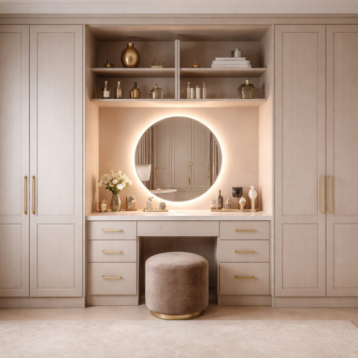 Wardrobes with a Built-In Dressing Table