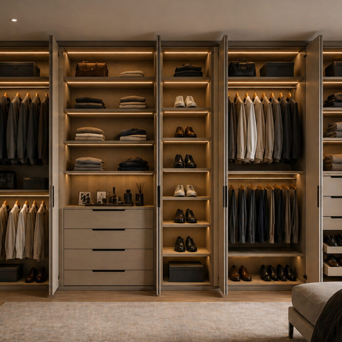 Custom Fitted Wardrobe Design Ideas for Maximum Storage Efficiency