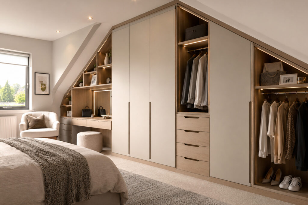 loft conversion fitted wardrobes