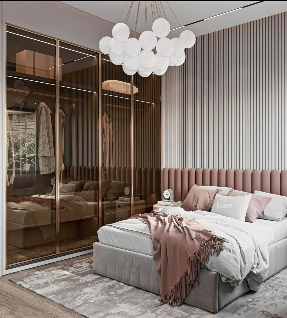 Craft Wardrobe custom glass wardrobe installation